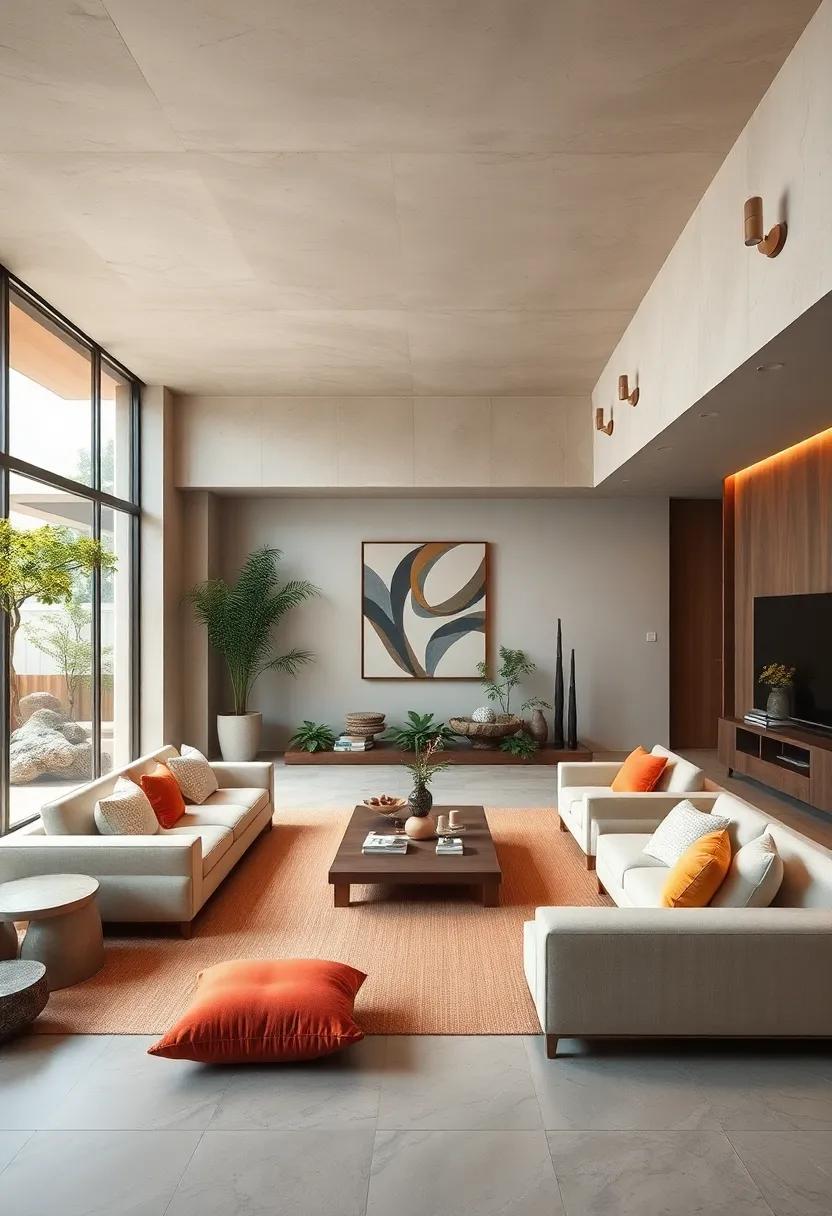 Choose Low Seating: Select low-profile sofas or floor ⁣cushions to encourage a relaxed ​atmosphere reminiscent of traditional Japanese⁣ living spaces
