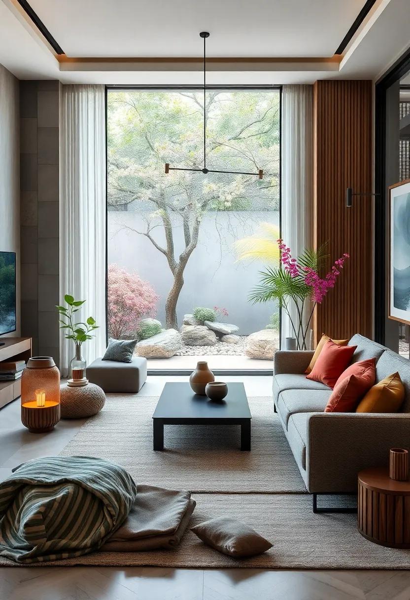 Foster Serenity with aroma: Incorporate subtle scents of ⁢incense or ‌essential oils, like sandalwood or green tea, to create a⁤ calming atmosphere reminiscent of a stroll ​in​ a ⁢peaceful garden