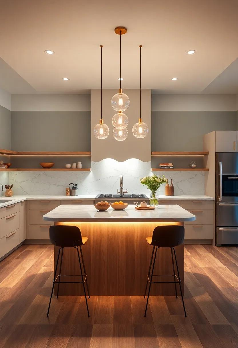 Mixing Styles: Eclectic Lighting Combinations for ⁢a Unique Kitchen atmosphere