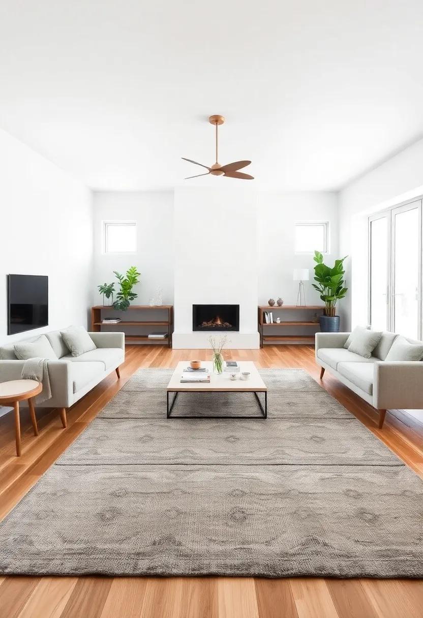 Choosing the‍ Right Area Rugs to Define Zones in open spaces