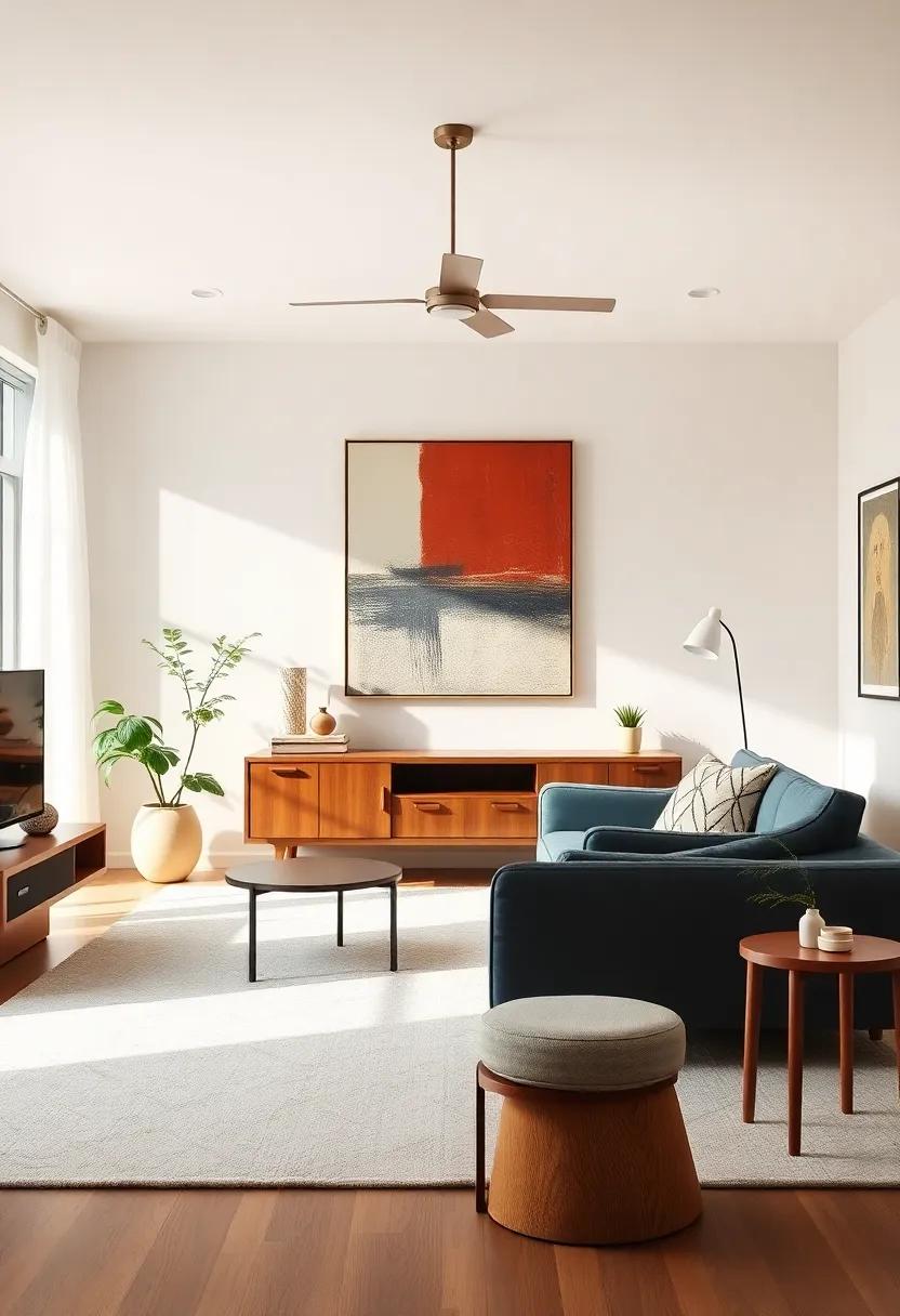 Establish ‍a Focal Point: Select one ​standout piece—a stunning piece of art or a bold chair—that draws the eye and anchors the room