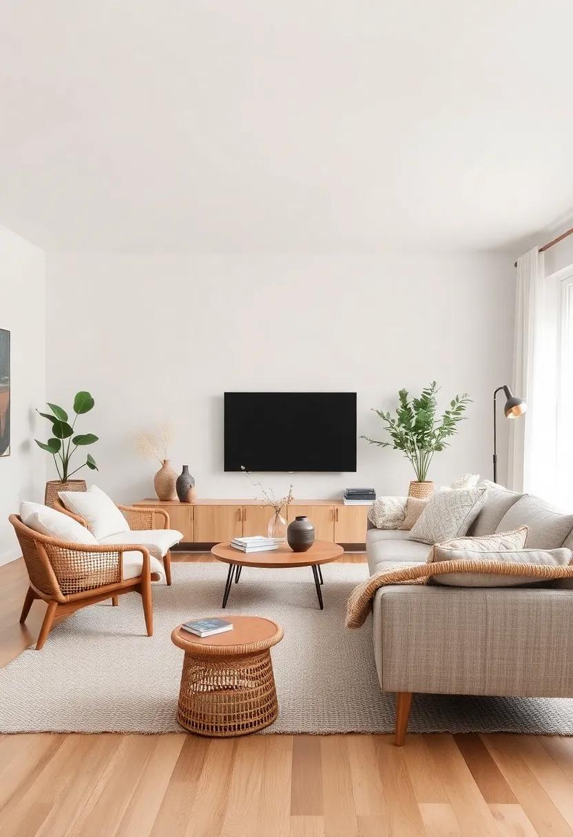 Introduce Natural Textures: Incorporate materials like ​wood, rattan, and wool to ​add warmth and tactility, ensuring the space remains​ cozy