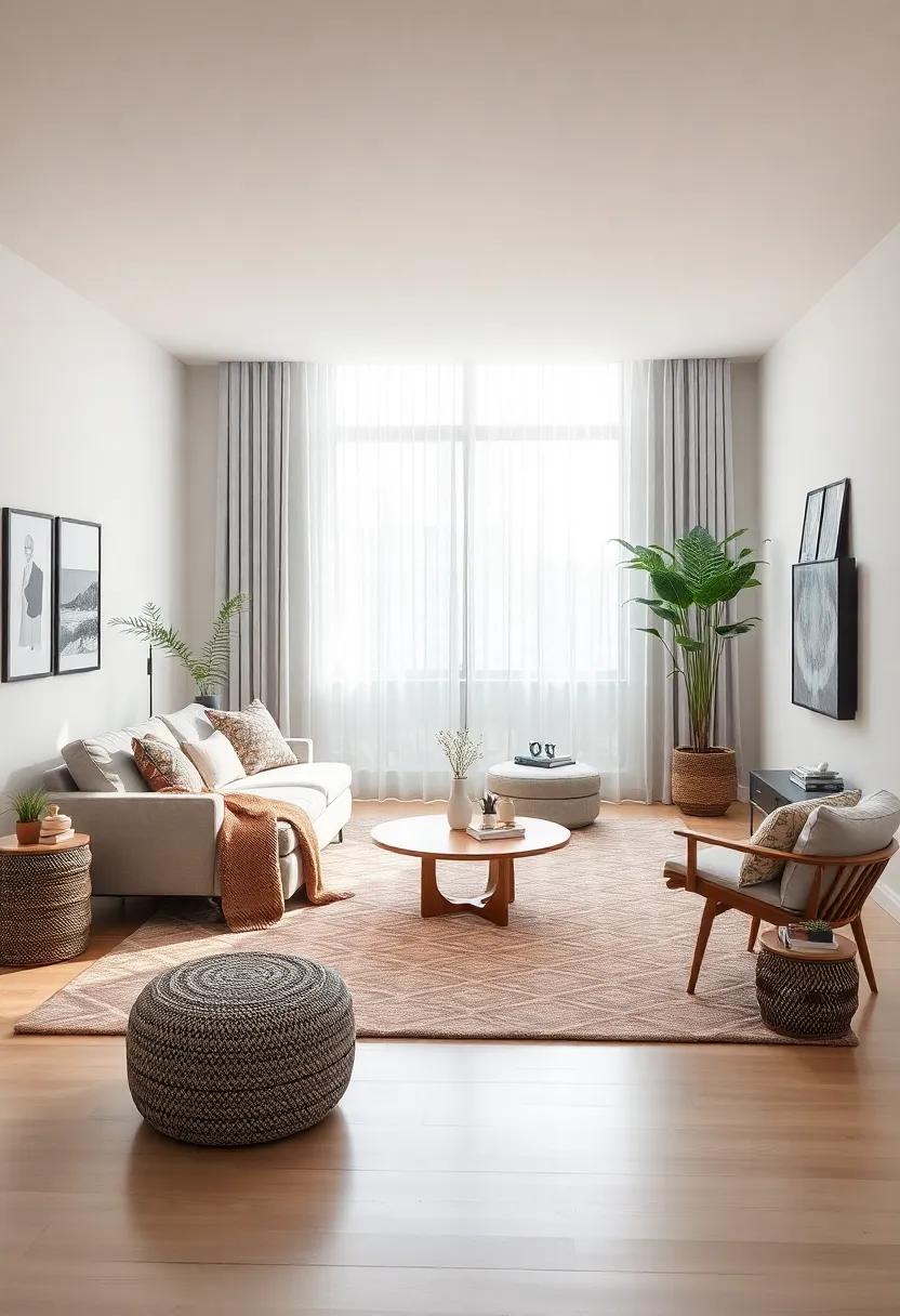 Layer ‌with ​Soft ⁢Textiles: Integrate cushions, throws, and area rugs that offer comfort while reflecting the minimalist tone ‍through ⁢subtle⁣ patterns