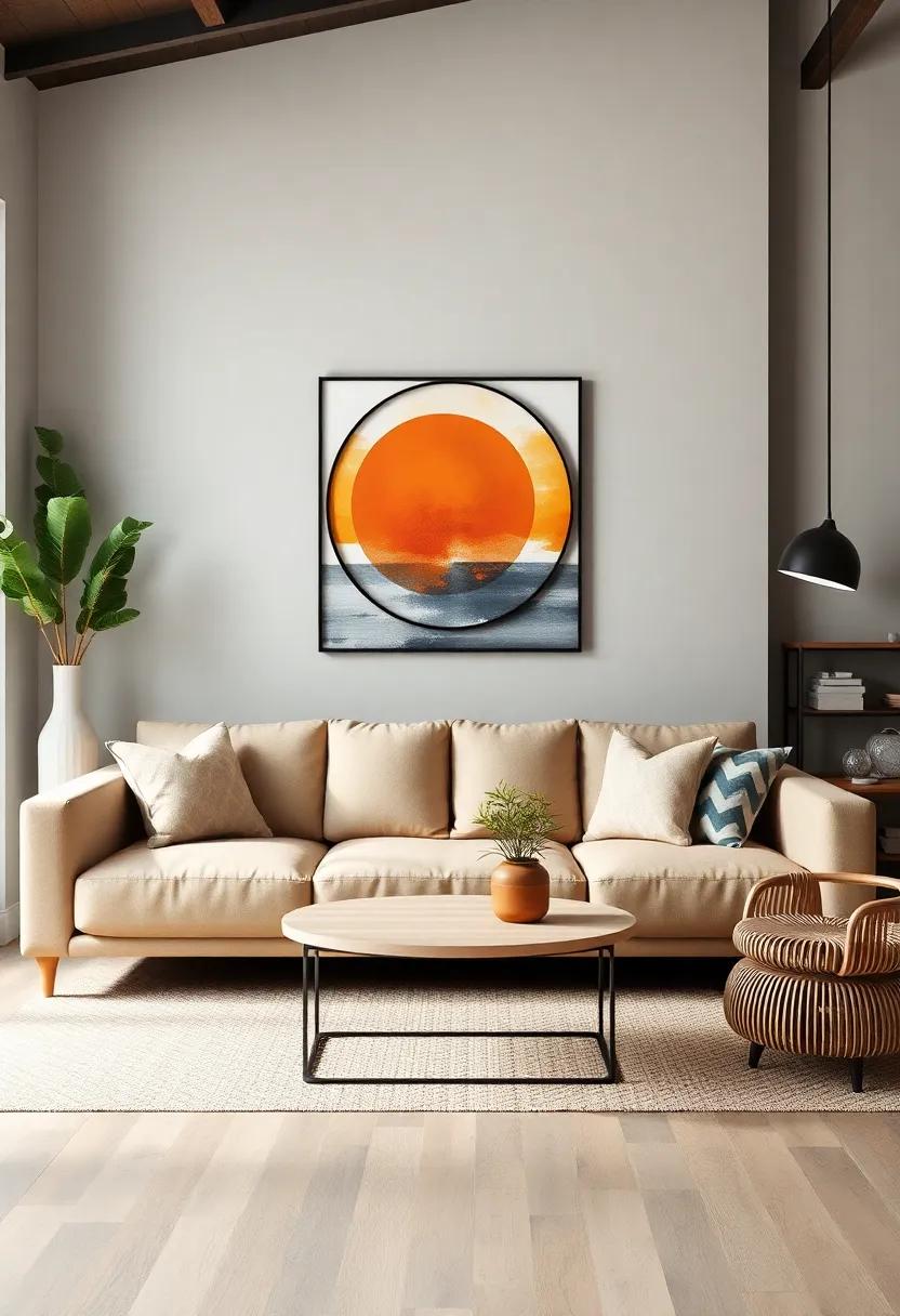 Artful Wall Decor: Curating a Gallery that Showcases ⁣Both Styles in Living Rooms