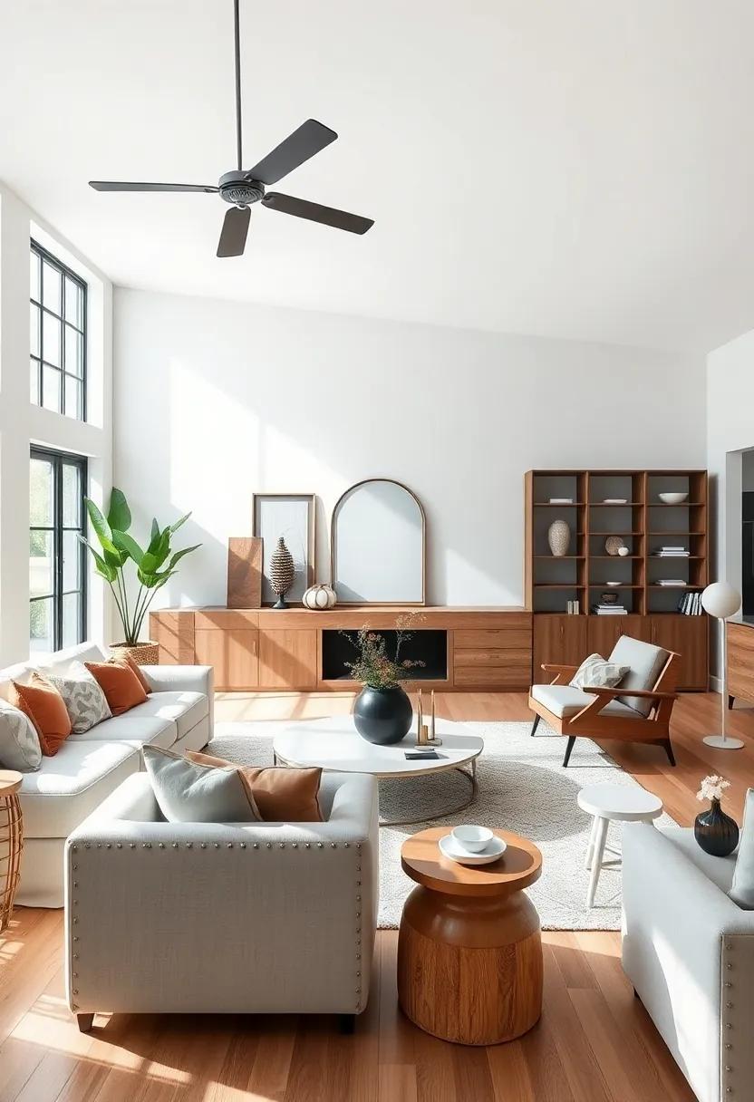 Sculptural Elements: Highlighting Artistic Touches in a Farmhouse-Industrial Harmony