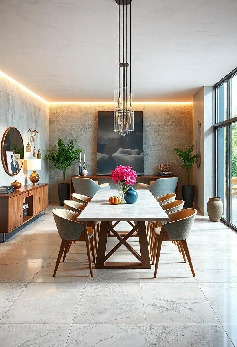 Incorporate Mosaic Accents: Dive into the world of mosaic tiles ‍and⁣ how they can⁢ accentuate your dining ⁣space with ​creative designs