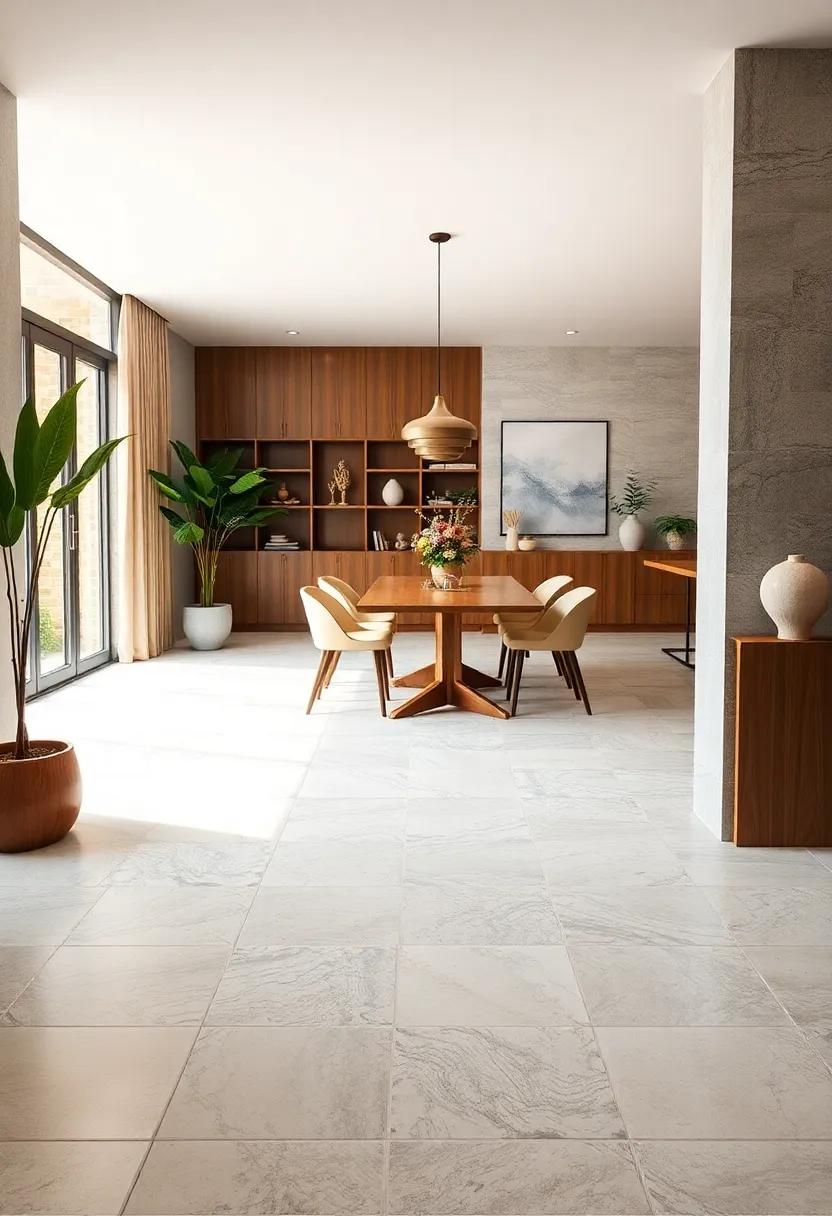 Brighten Up with​ Light-colored Tiles: Embrace the freshness of⁤ light-colored tiles that can make your dining area feel airy and ‌spacious