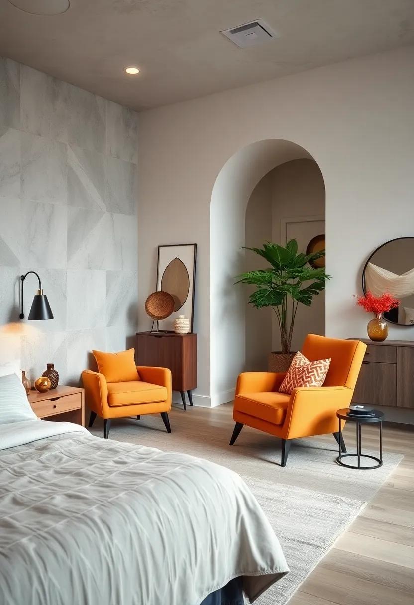 Accent Chairs: ⁤Add a vintage armchair or a modern lounge ⁤chair⁤ in a bold color to invite relaxation and conversation