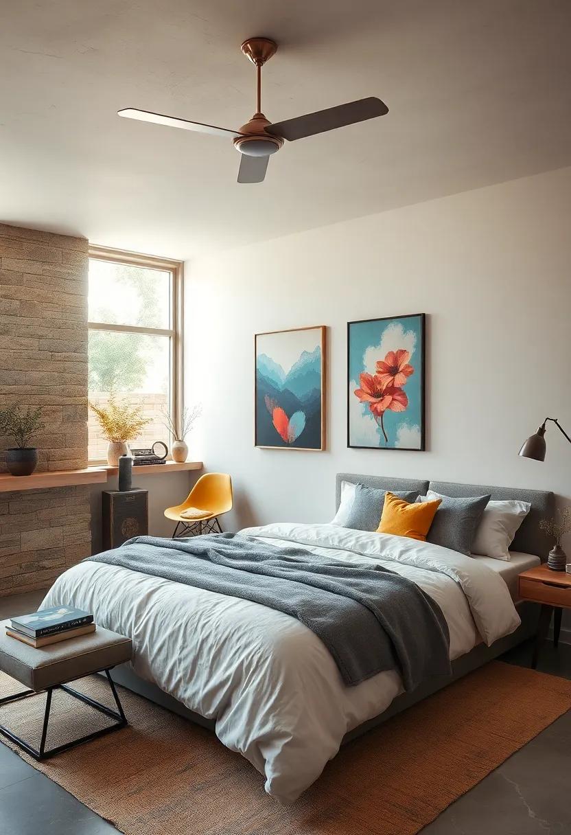 Modern Art touch: Pair ​vintage elements with contemporary art pieces to create⁤ a striking ‌visual contrast that sparks interest