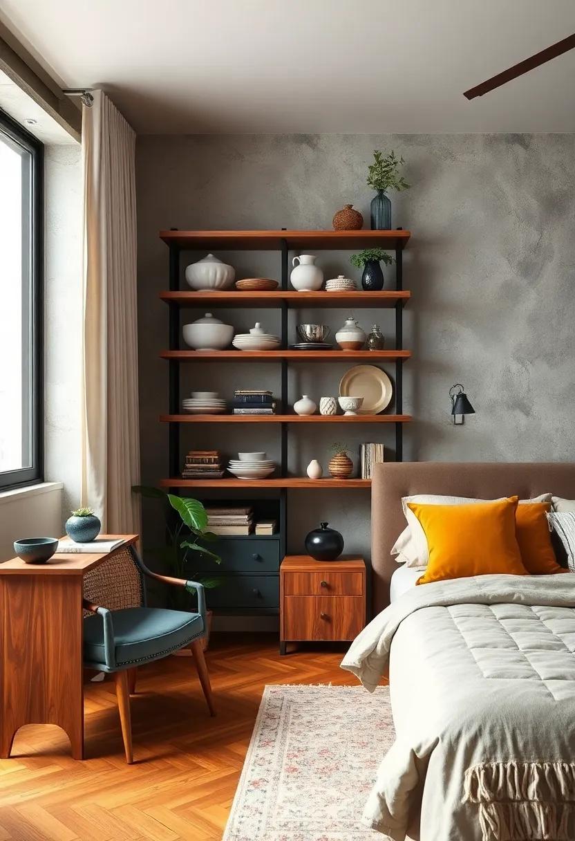 Open ⁤Shelving: ‍Showcase your collection ‌of vintage-inspired ceramics or glassware on open shelves for a modern yet nostalgic feel