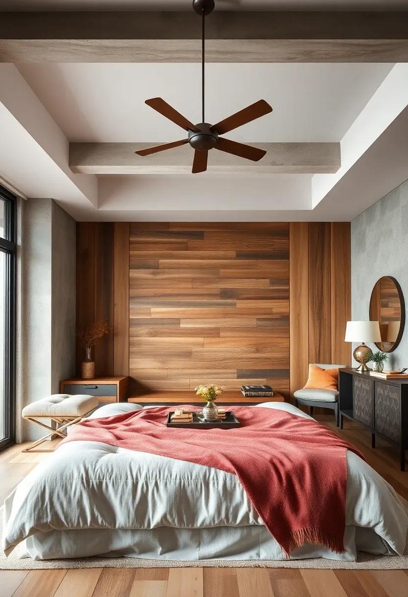 Reclaimed Wood Features: Use reclaimed wood for furniture​ or accent walls⁤ to add ​warmth and a rustic touch to your sanctuary