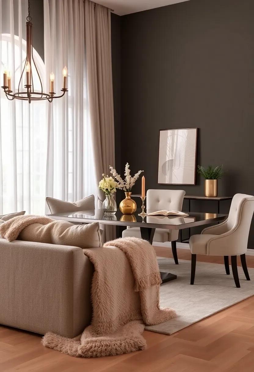 Cozy ​Textiles: Incorporate soft, luxurious textiles‌ like plush throws or decorative ‌pillows to create a warm and inviting seating area