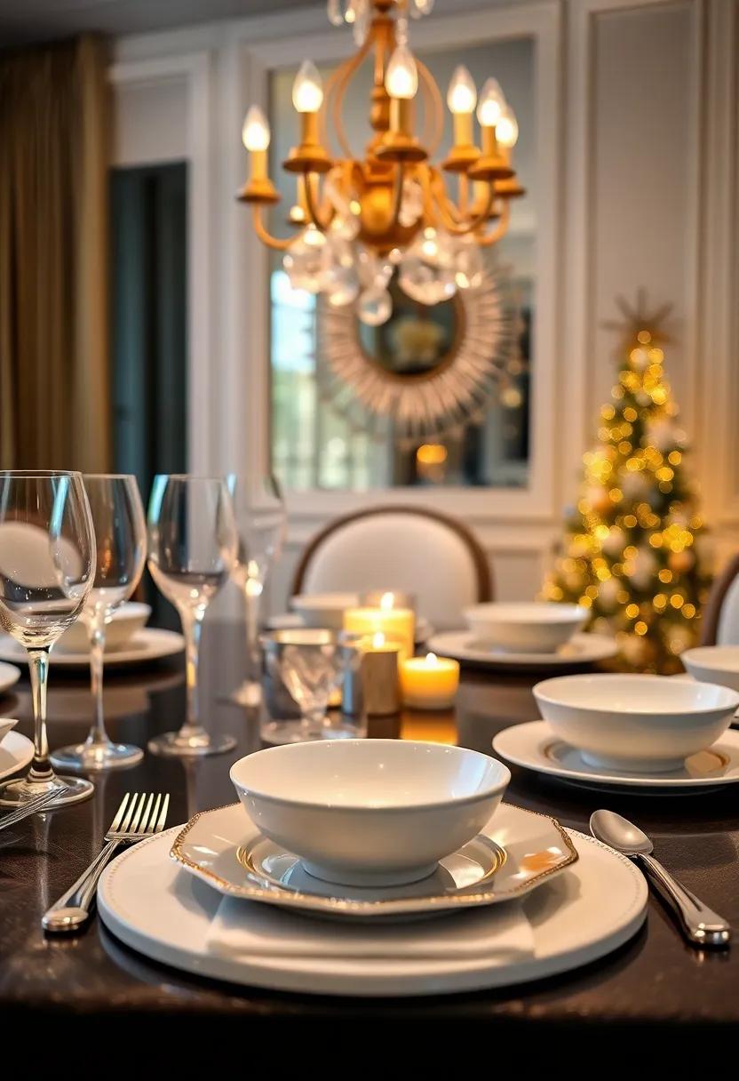 Elegant Place Settings: Incorporate ⁤fine china, crystal glassware, and polished silverware, elevating your dining experience with⁢ a ⁣sophisticated touch