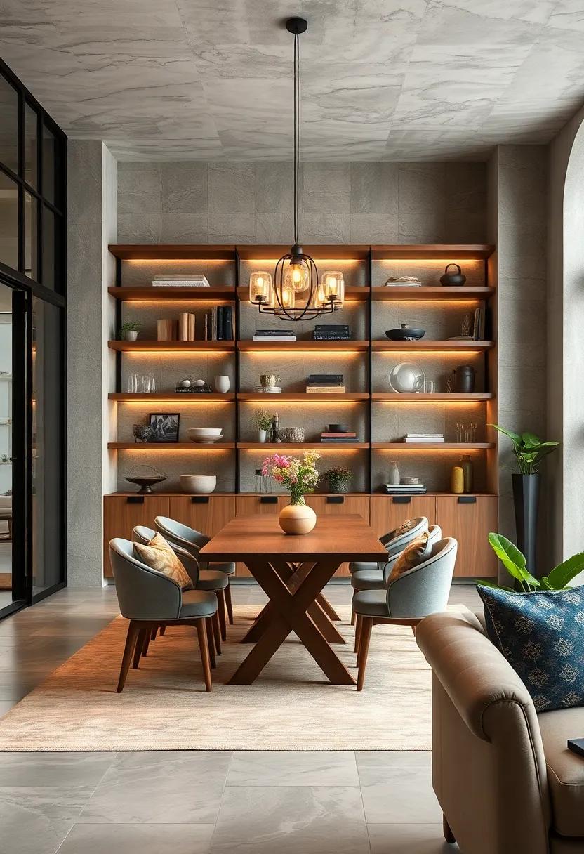 Transform‌ Your Dining Experience with Open shelving Designs