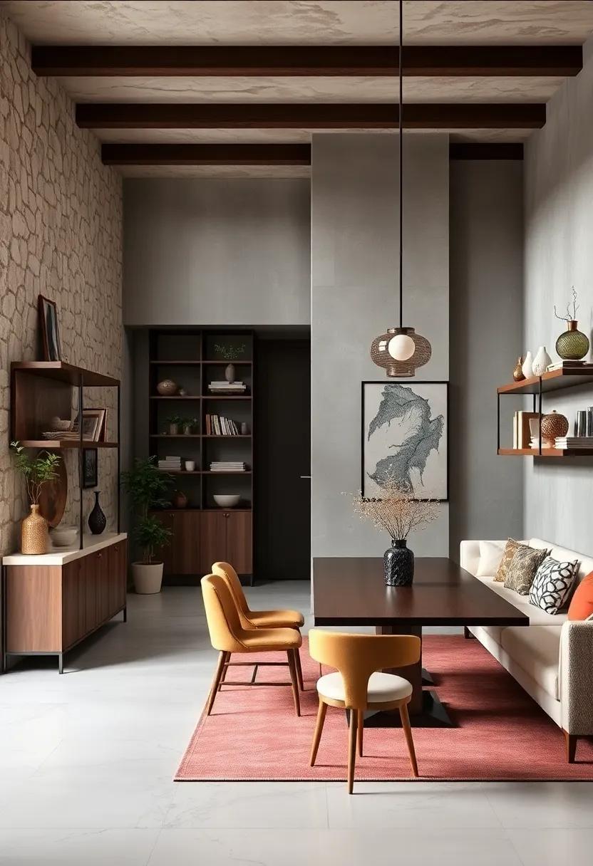 Combining Open Shelving with Other Decorative Elements for Flair