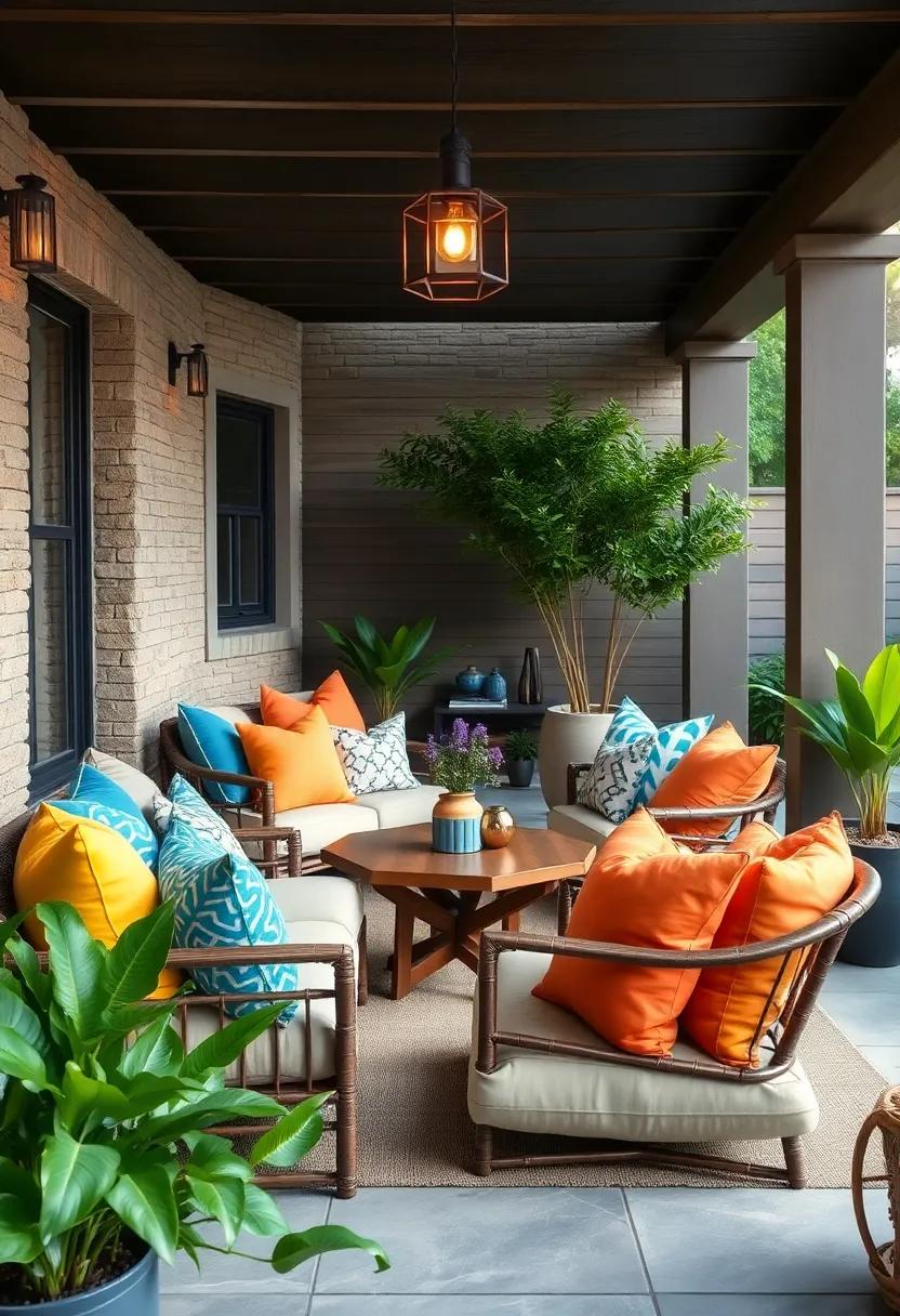 Discover The Joy ‍Of Colorful Pillows​ That Brighten Up ‍Any Patio setting