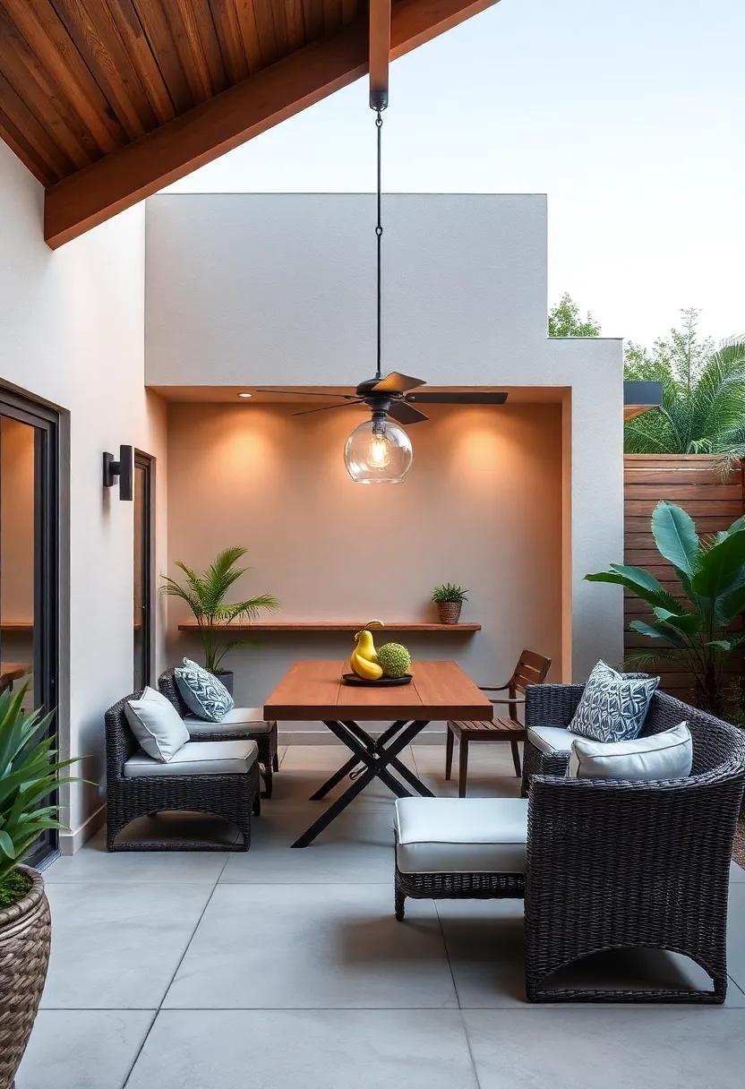 design‌ Unique Zones for Dining and Relaxation on your Patio