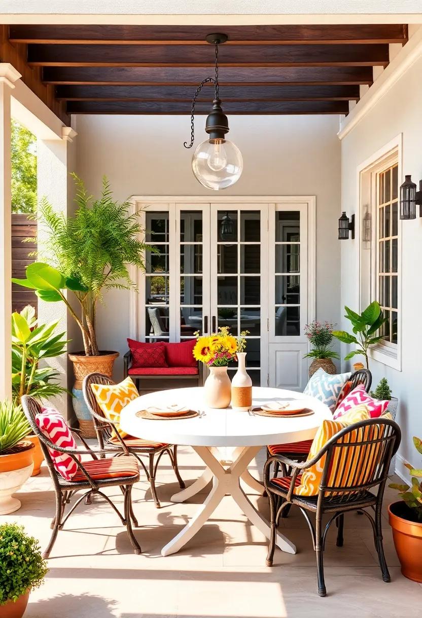 Paint‌ Your Patio with ​Colorful Accessories and⁢ Decorative Touches