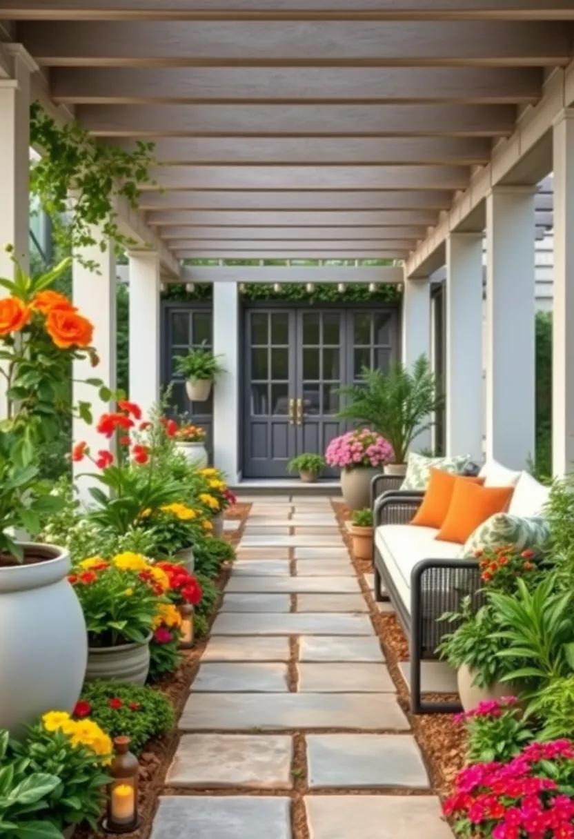 charming Garden ⁢Pathways Nestled ‌Among​ Colorful‌ Blooms