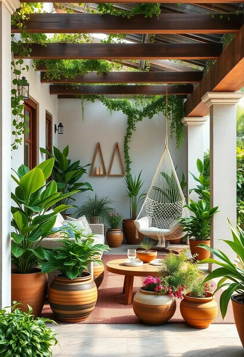 Restful Retreats‌ with ⁢Hammocks ‍Enveloped ⁣in⁢ Greenery