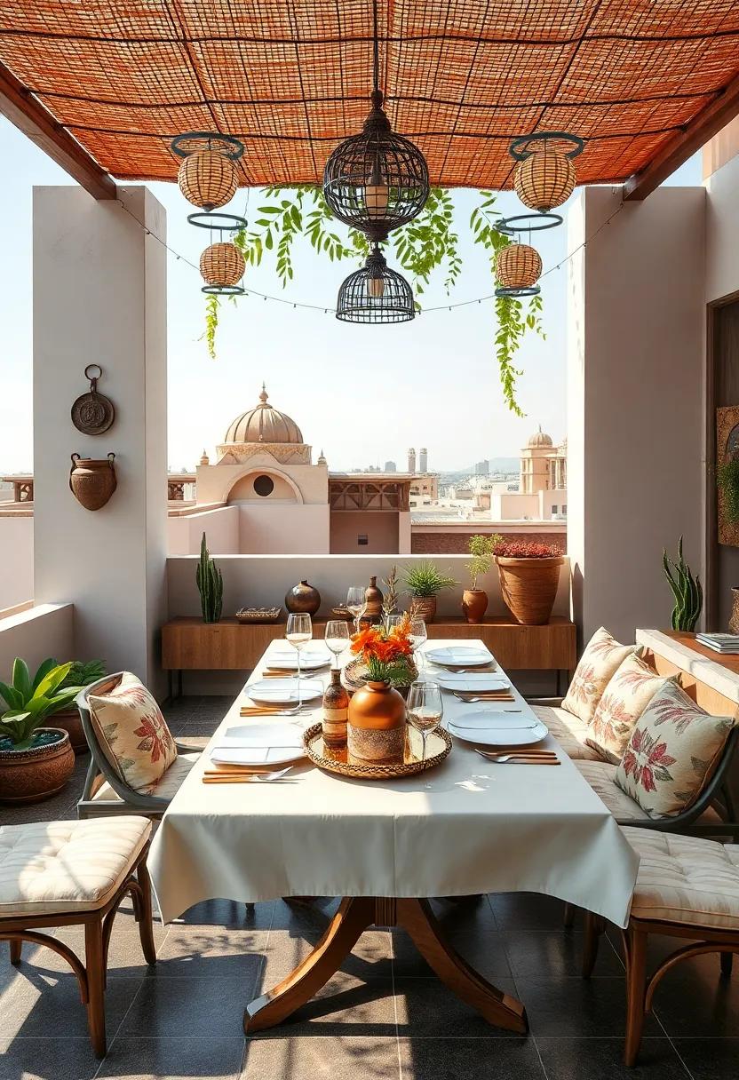 Global Flavors: A multicultural dining area decorated‌ with artifacts ⁣and designs‍ from ⁢around the world, celebrating diversity in cuisine