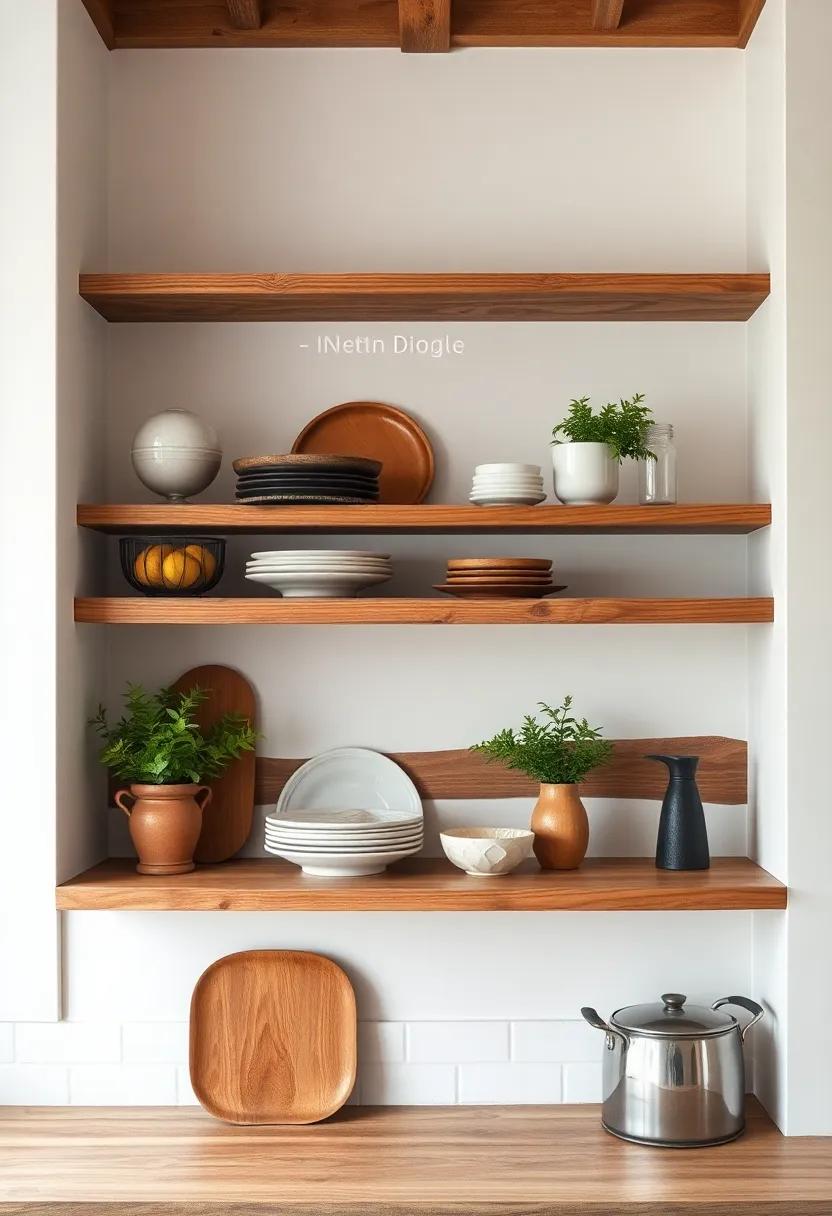 Incorporate reclaimed‍ wood shelves ⁣for a warm, earthy ‌touch⁣ that ‍celebrates nature’s imperfections