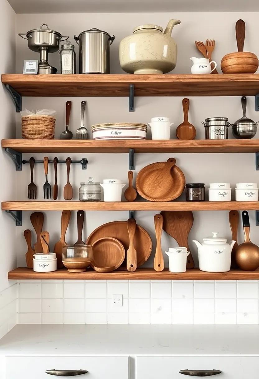 Showcase vintage kitchen tools for a ‍nostalgic and charming display⁣ that sparks conversation