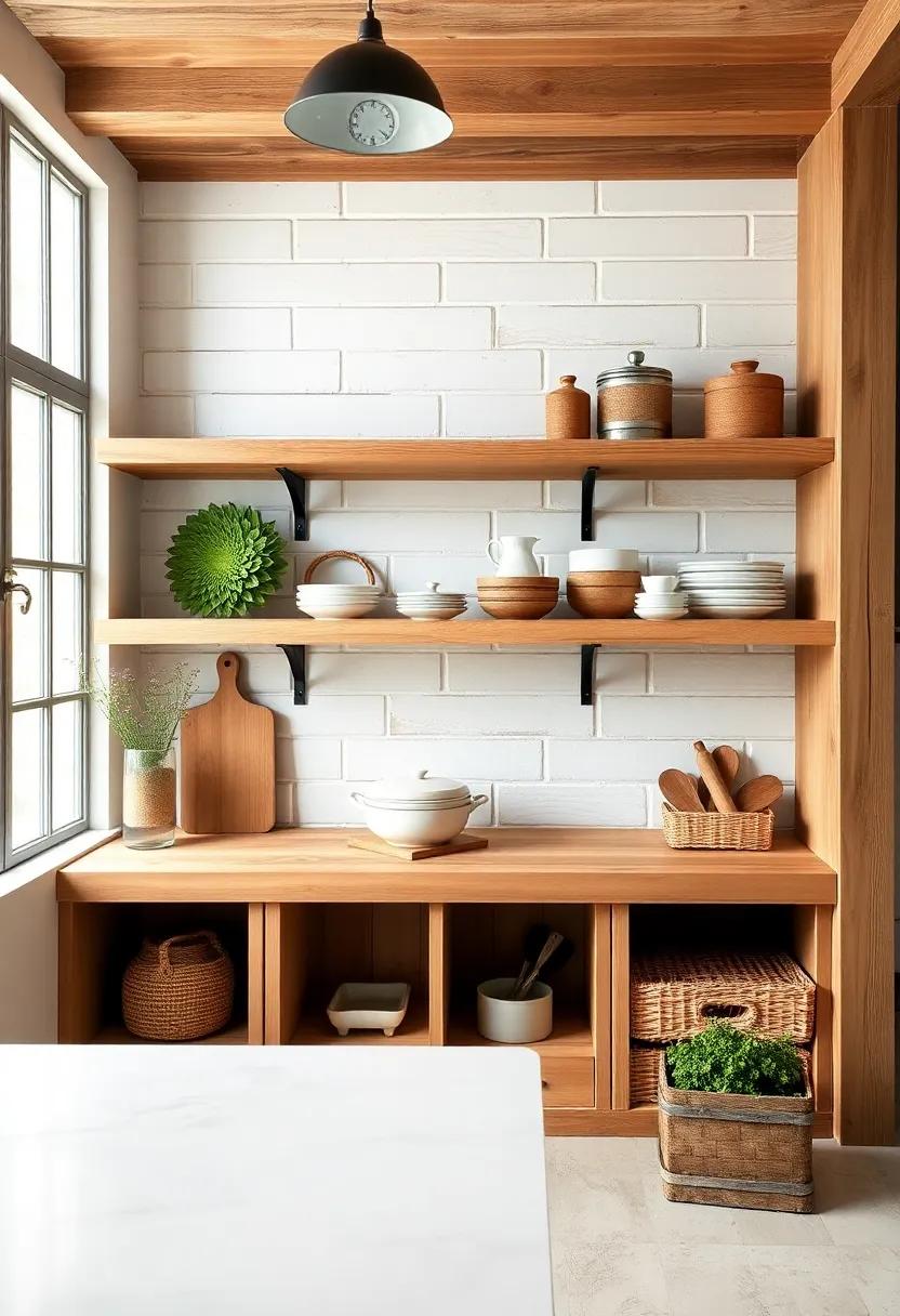Use⁤ shutters or ‍wooden crates as shelving units for a truly rustic feel that brings a farmhouse aesthetic into your ⁢cooking space
