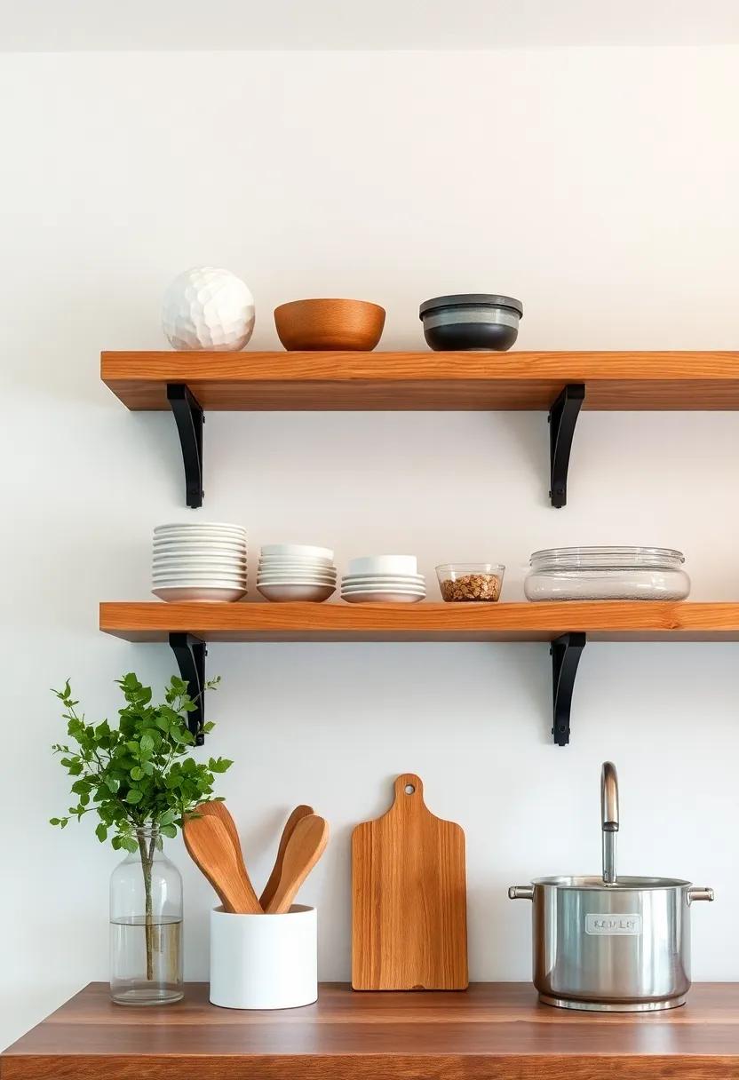 Use reclaimed⁢ barn wood to ⁢create rustic⁣ shelves that tell a story and connect⁣ your ⁣kitchen to the ⁢past