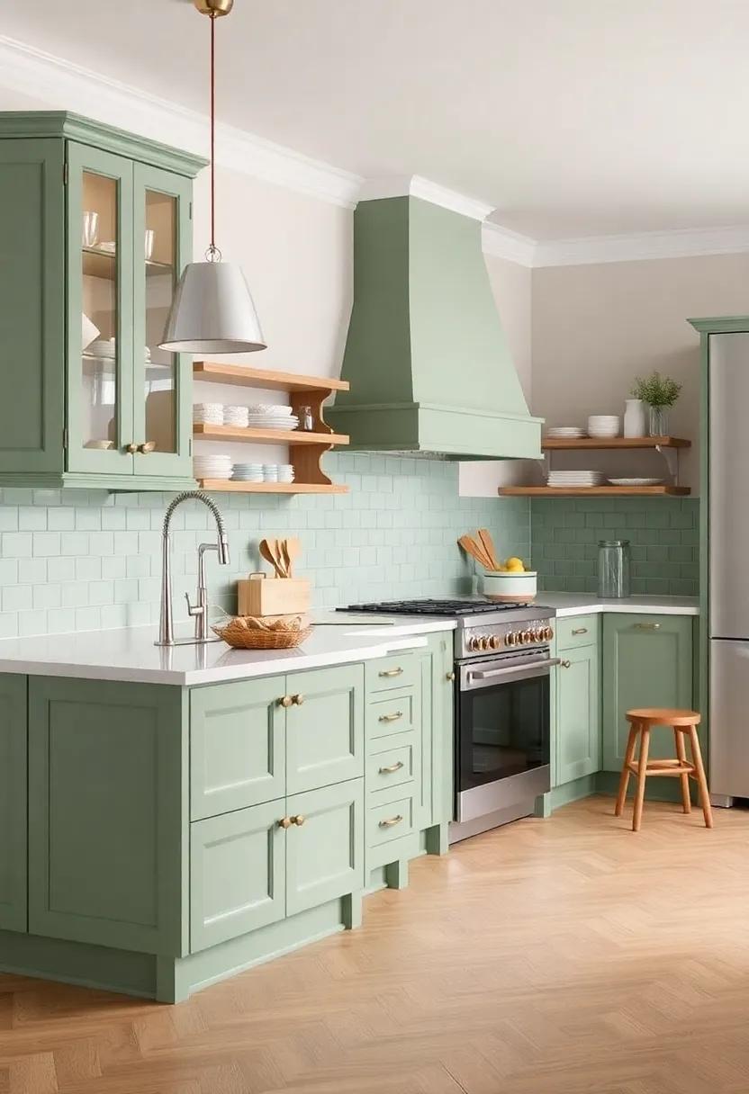 Vintage Vibes:⁣ Retro Color Trends That ‍compliment‌ Sage Green Banquettes