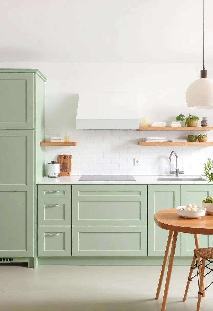 Eclectic Styles: mixing and Matching Colors ⁢Around‌ sage Green Cabinets