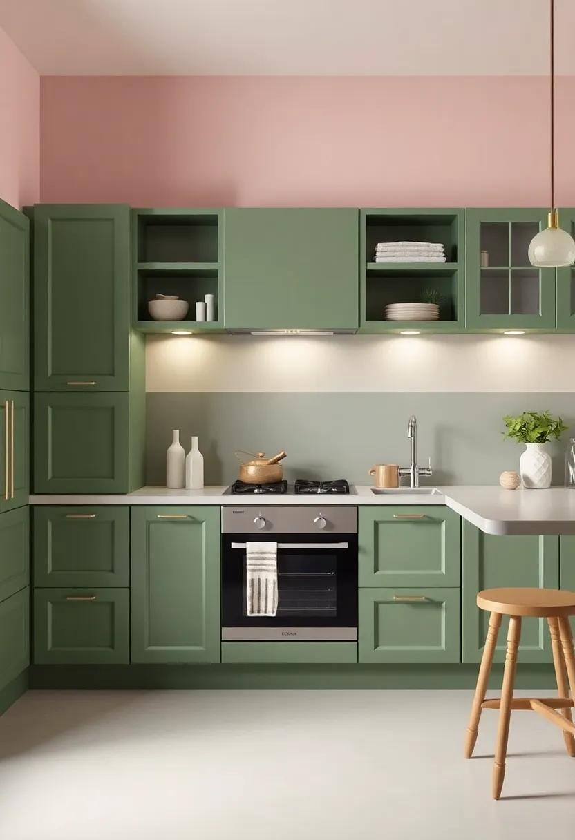 Chic Whites: Brightening ‍Up Sage Green Kitchens with⁣ Crisp wall ​Colors