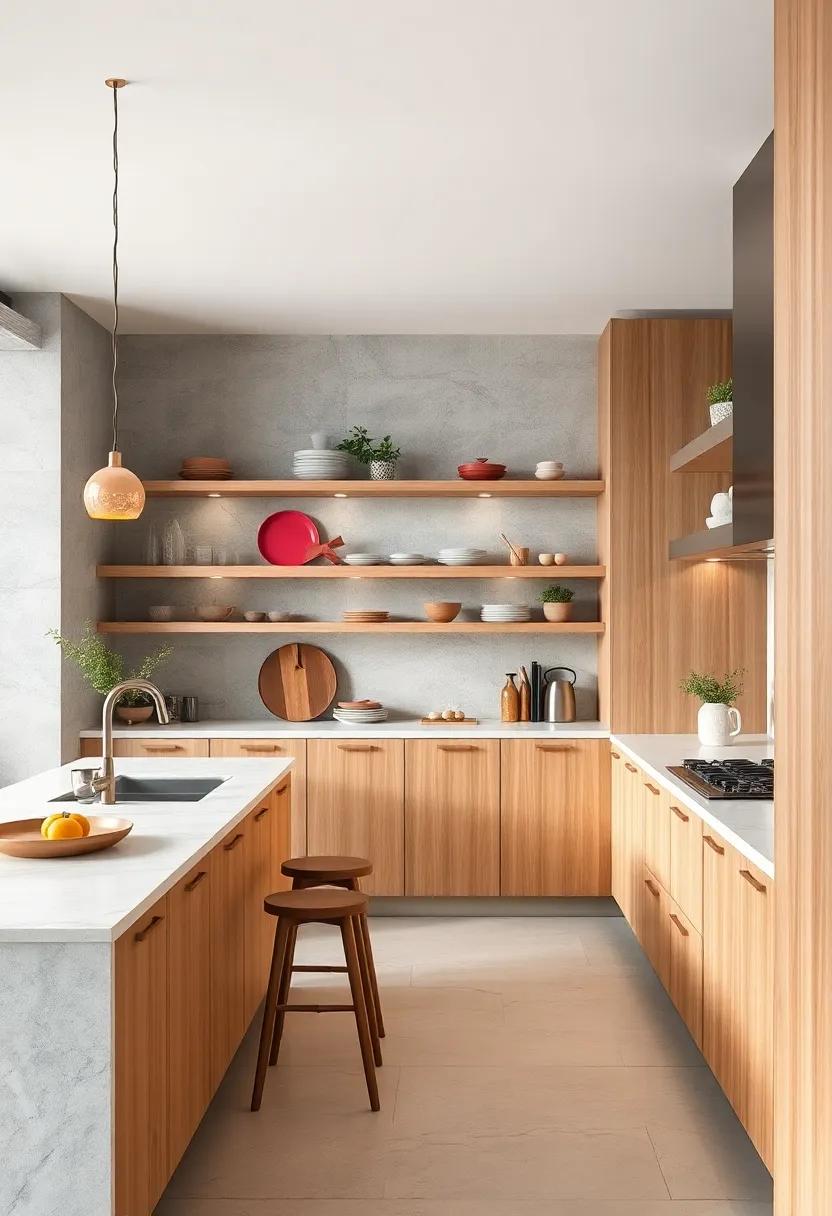Open Shelving and display: Showcasing a Functional Aesthetic