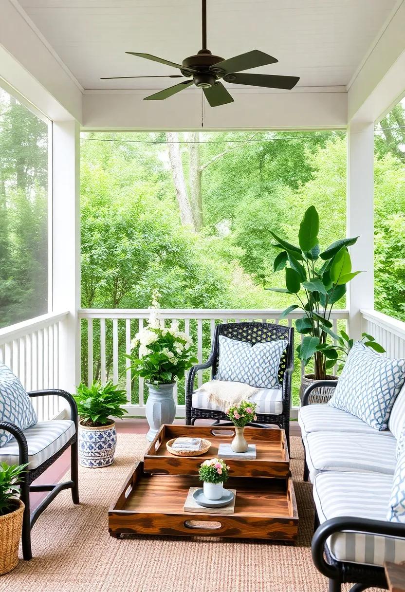 Balancing‍ Nature:‌ Incorporate Greenery into Your Decorative ⁣Tray Displays