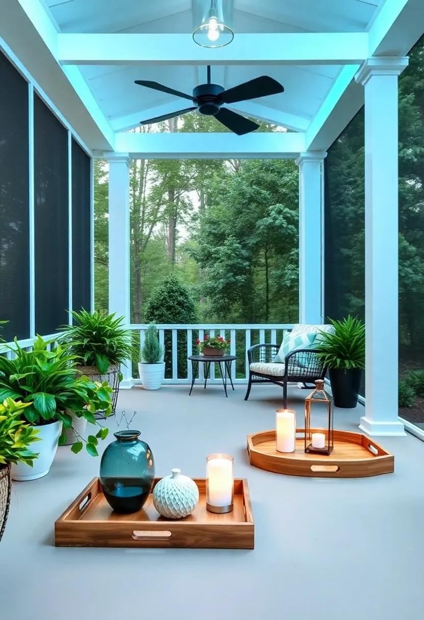 Mood Lighting:⁤ Use ‌Decorative Trays in Conjunction⁣ with Soft Lighting​ Fixtures