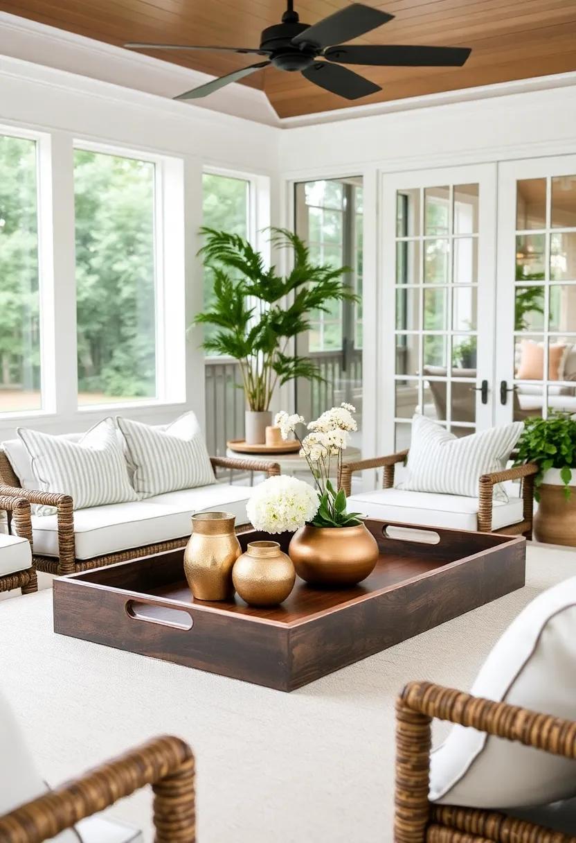 Gathering Space: Design a Communal Area ​with Decorative‍ trays as Centerpieces