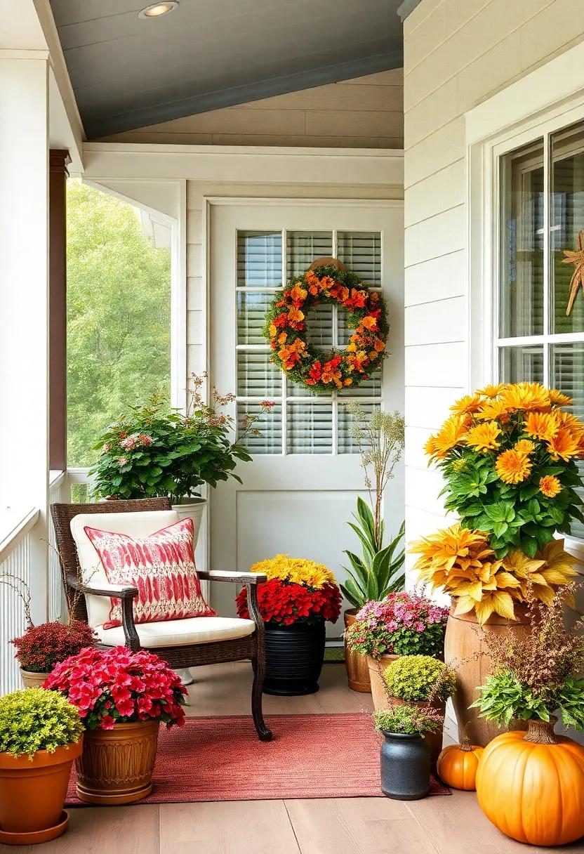 Seasonal Decor with⁣ Fall Colors: Rotate potted plants⁤ and decorations with the seasons, ‌swapping in warm-hued⁣ flowers and foliage for a ​cozy autumn atmosphere