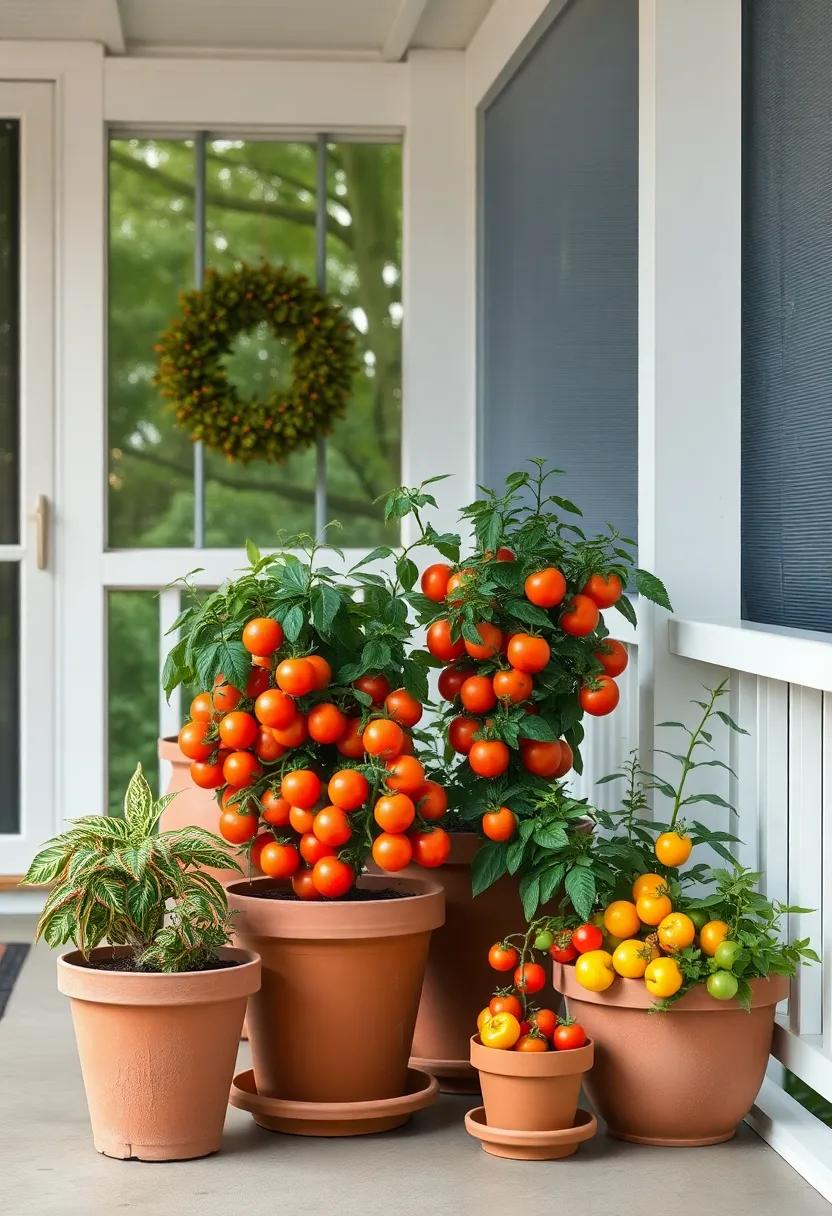 Edible Landscape: ​Cultivate potted fruits ⁤and vegetables like tomatoes⁣ and peppers, blending beauty with utility for a vibrant edible​ garden