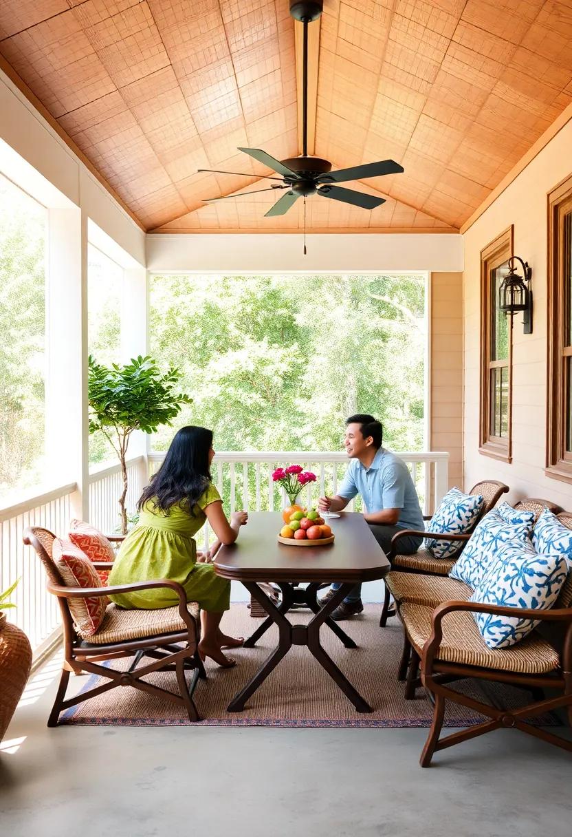 Cultural Inspirations: Infusing Global Elements into Your Screened Porch Design
