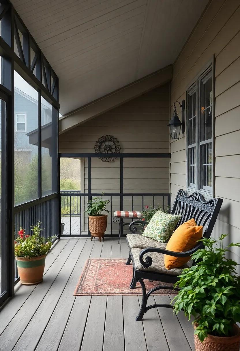 Rustic Charm: Embracing Vintage Metal Decor for‍ a Cozy Porch Atmosphere