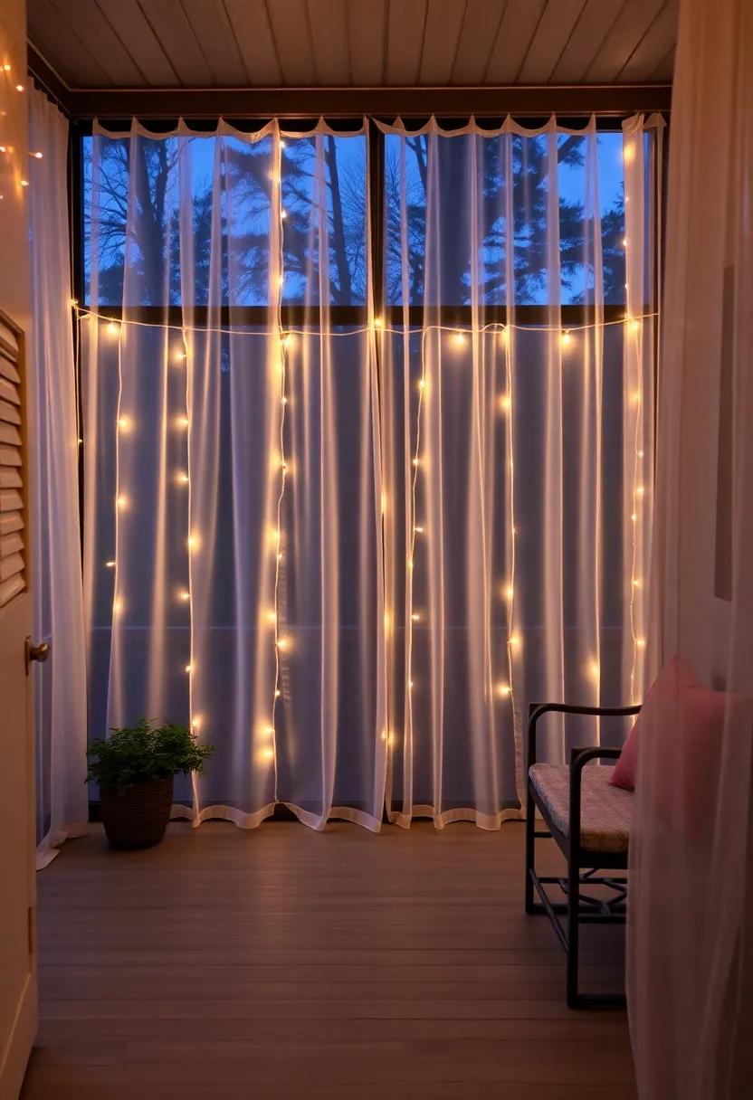 Add fairy lights behind sheer curtains⁢ to create a ⁣dreamy, ‍illuminated atmosphere​ at night