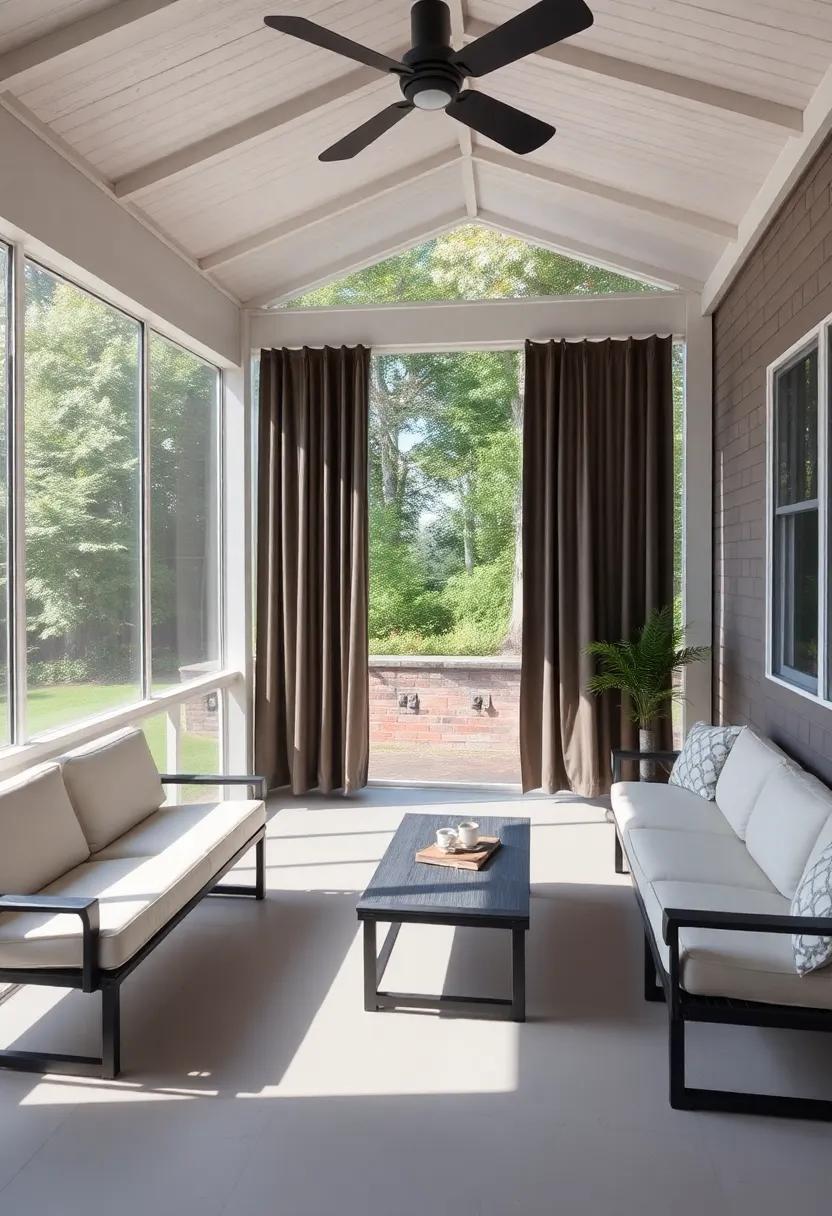 Consider⁢ blackout curtains for ultimate privacy and to reduce glare when ⁤watching movies