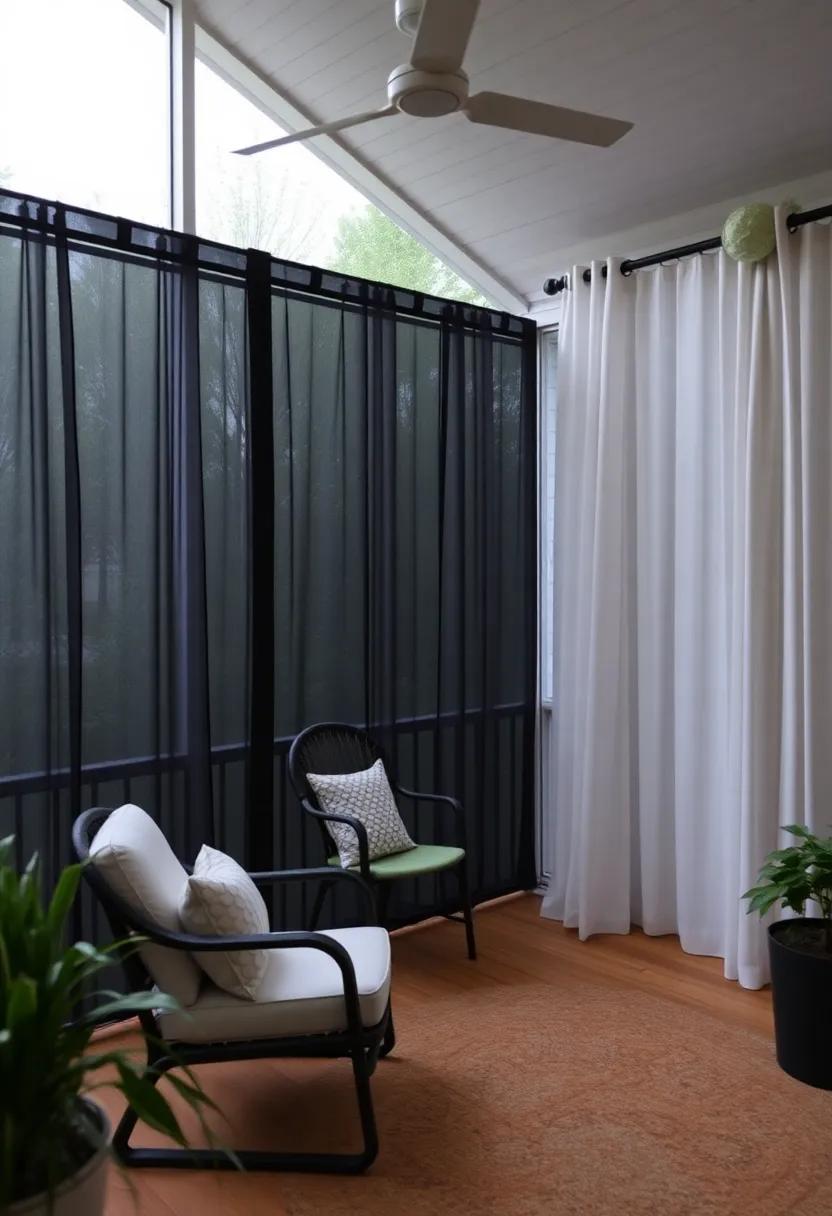 Install stylish ⁢curtain ⁢rods that complement your decor and enhance the visual appeal