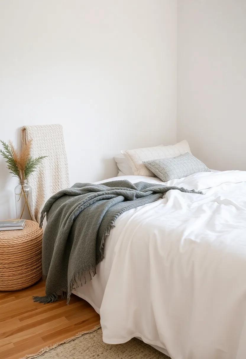 Cozy‌ Throws: Incorporate a⁤ few soft throws for added⁢ texture and‌ warmth, perfect for ‍chilly nights or ⁣casual lounging
