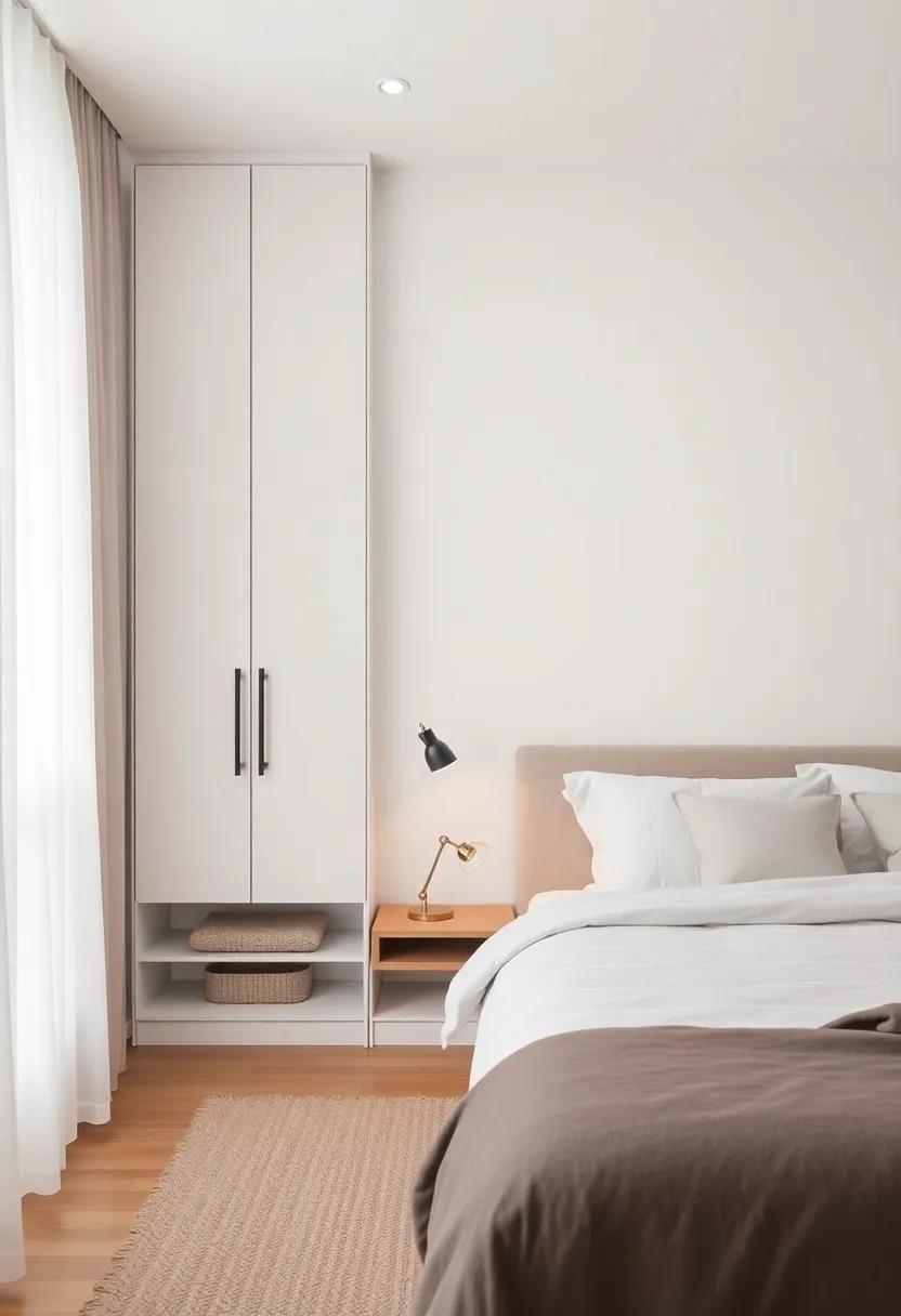 Thoughtful Storage:‌ Utilize under-bed storage or sleek, built-in cabinetry to keep ‌clutter at bay while‍ maximizing space