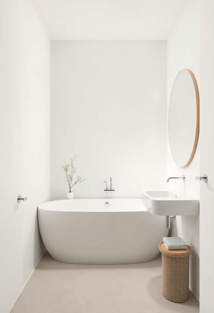 Luxurious Minimalism: ‍Embracing Simple Designs for a Sleek‍ Bathroom Finish