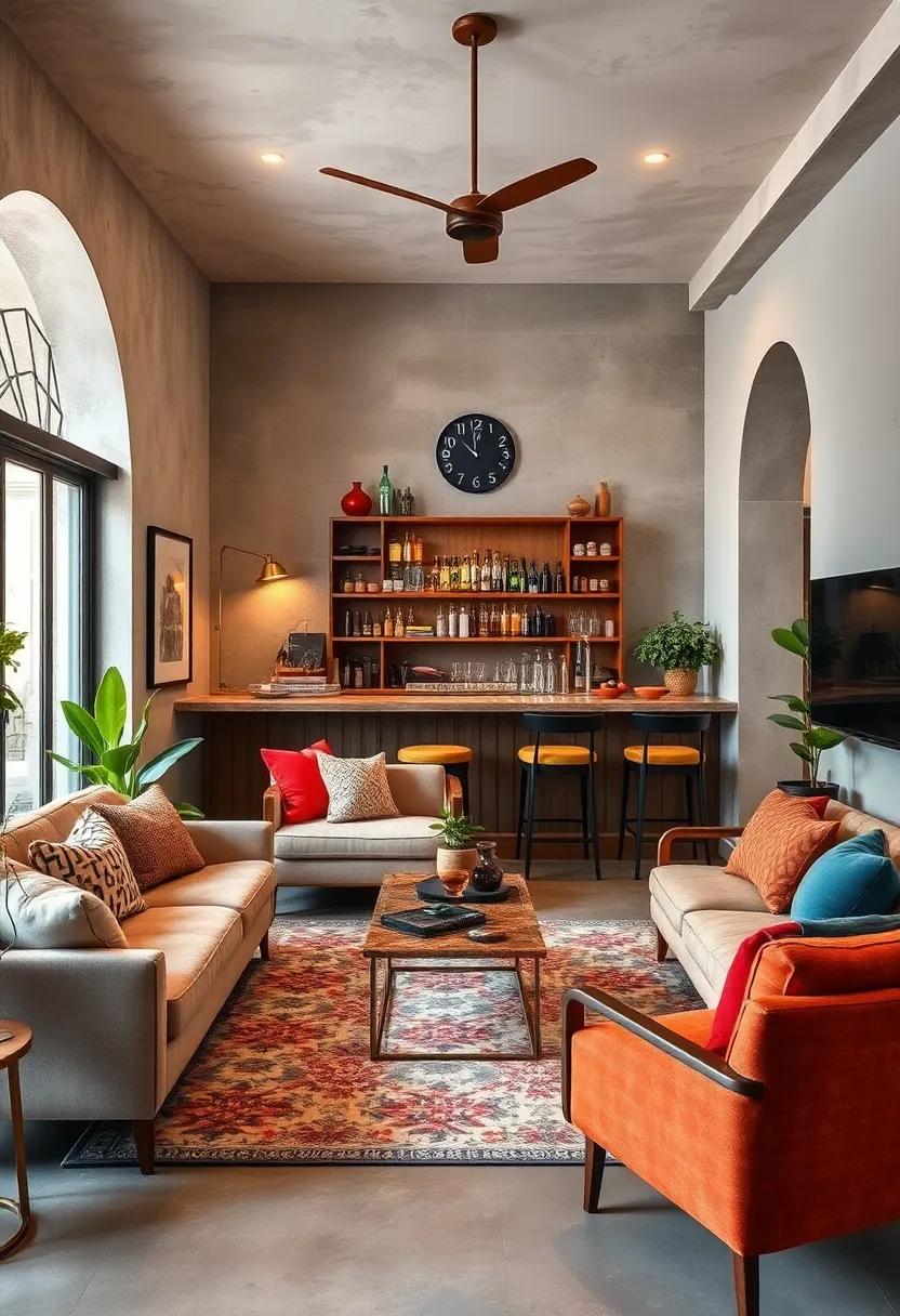 Creating​ a⁣ Vintage Vibe with Retro Bar Elements