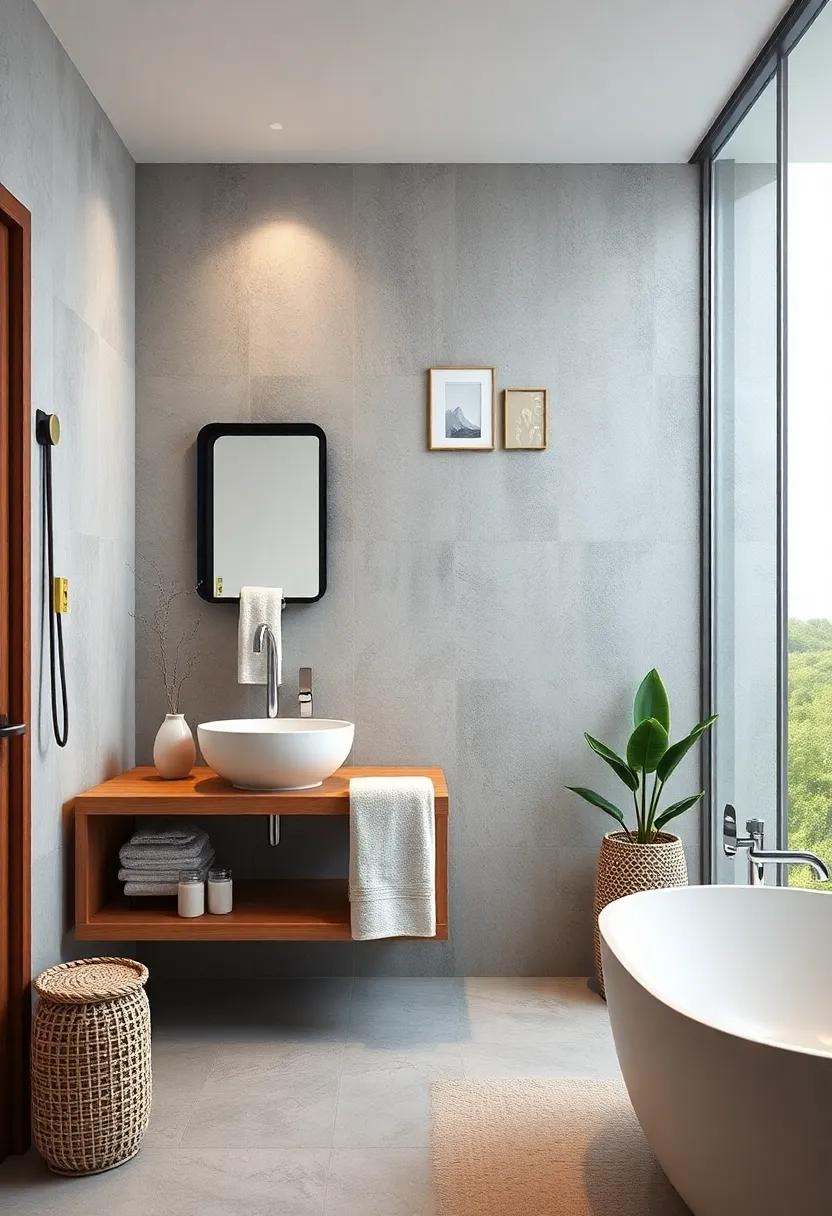 Elegant⁤ Towel Hooks: Replace⁤ bulky towel racks⁢ with⁢ minimalist⁢ hooks for a ⁢modern twist that ⁤saves space