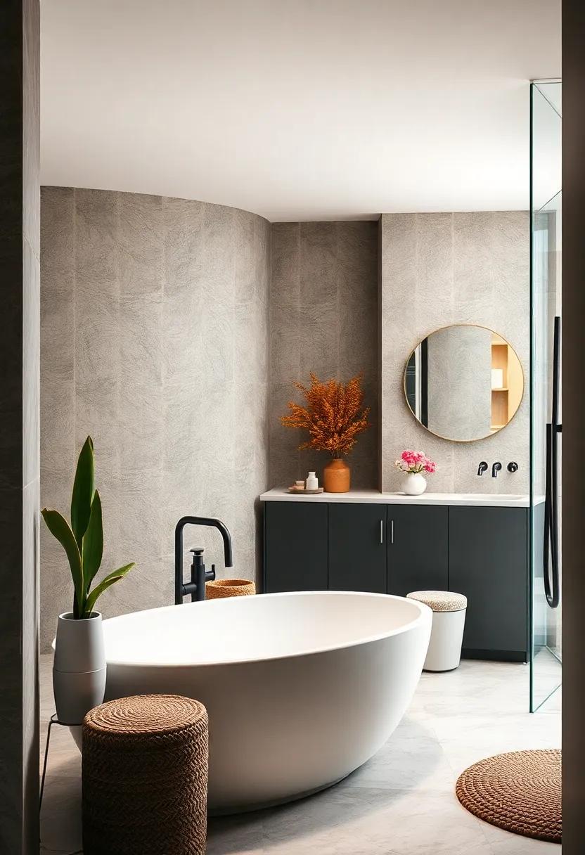 Monochrome Color Schemes: stick to‌ varying shades of⁢ one color ⁤for a cohesive ⁢and​ serene look across the entire bathroom