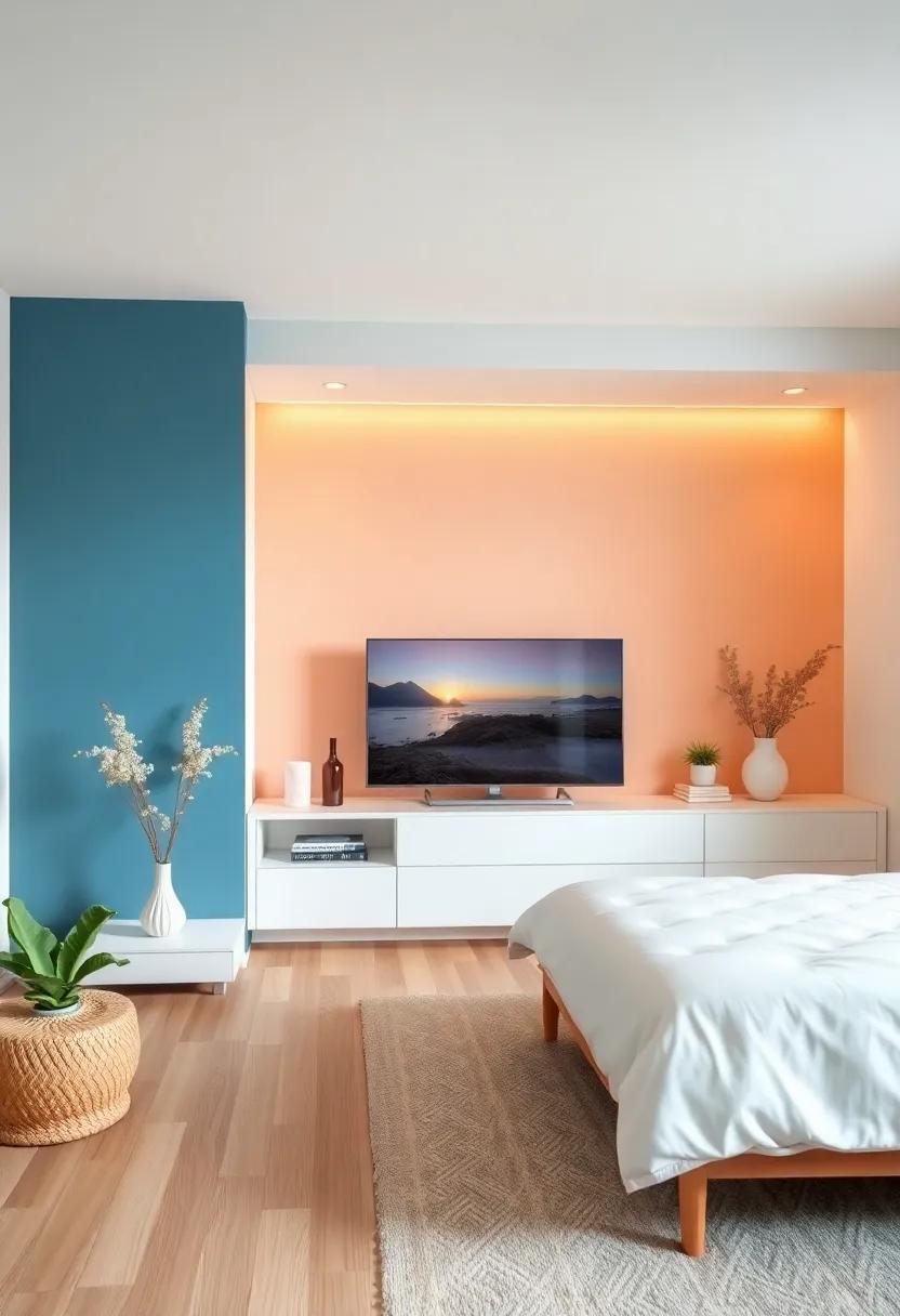 Crafting a Serene Retreat:⁢ Calming Elements⁣ Surrounding Your‍ TV Unit